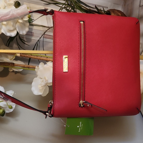 kate spade Handbags - Kate Spade Rima Laurel Way Crossbody In Hot Chili Red..New! Valentines Day!